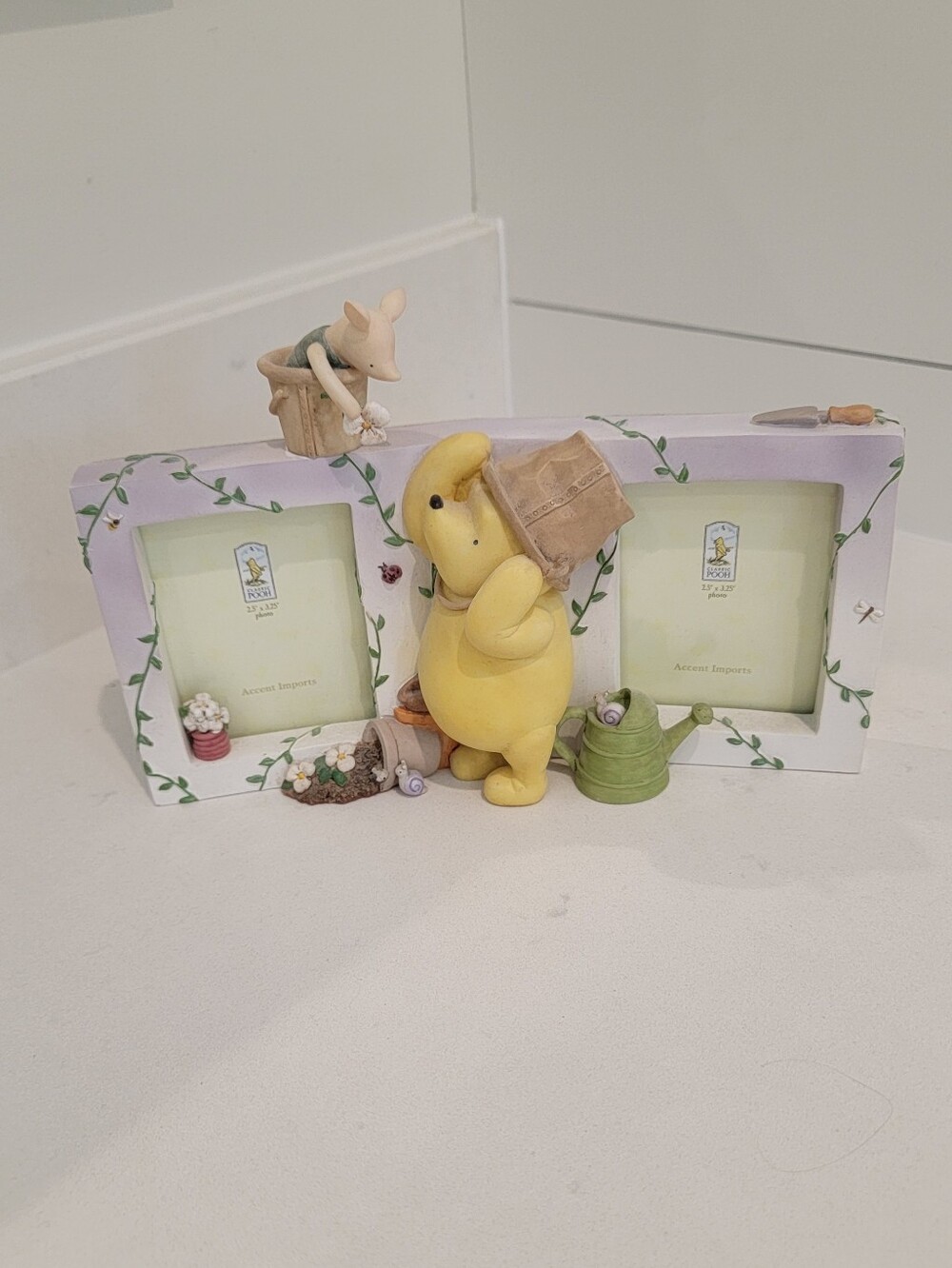 WINNIE THE POOH Double Picture Frame